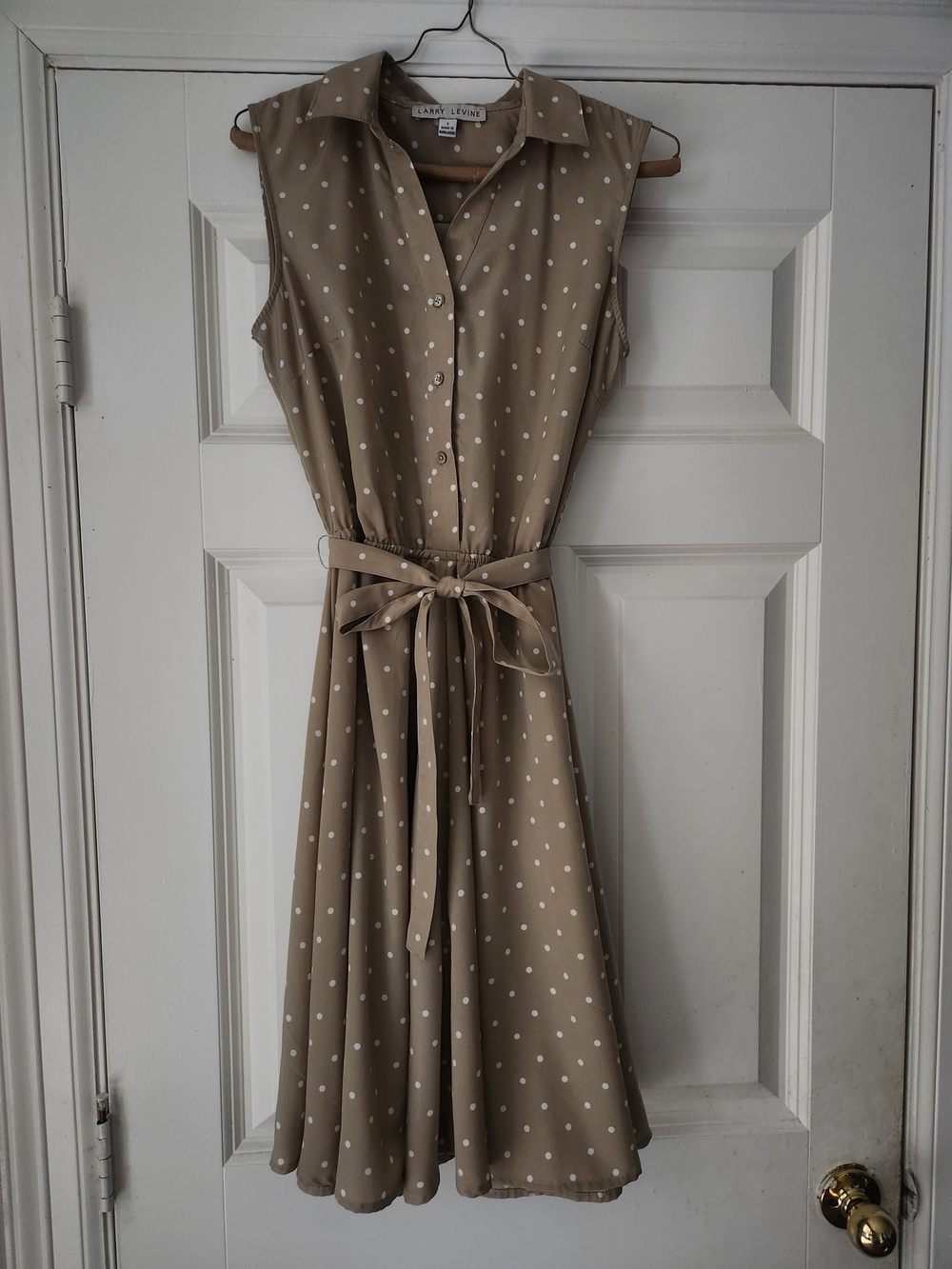 Larry Levine Polka Dot Dress SIZE S